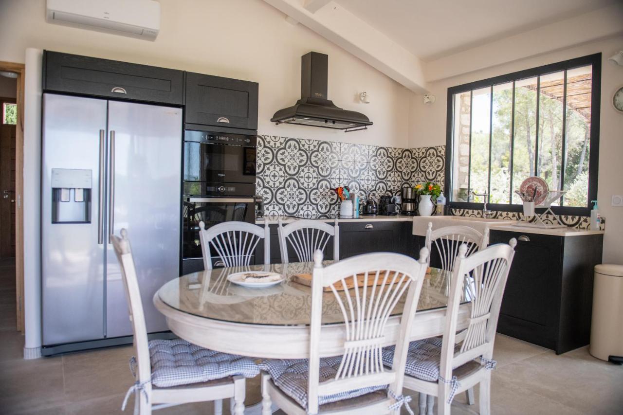 Bastide Toujours Dimanche, Maison De Vacances Avec Vue & Piscine Privee Gordes Ngoại thất bức ảnh