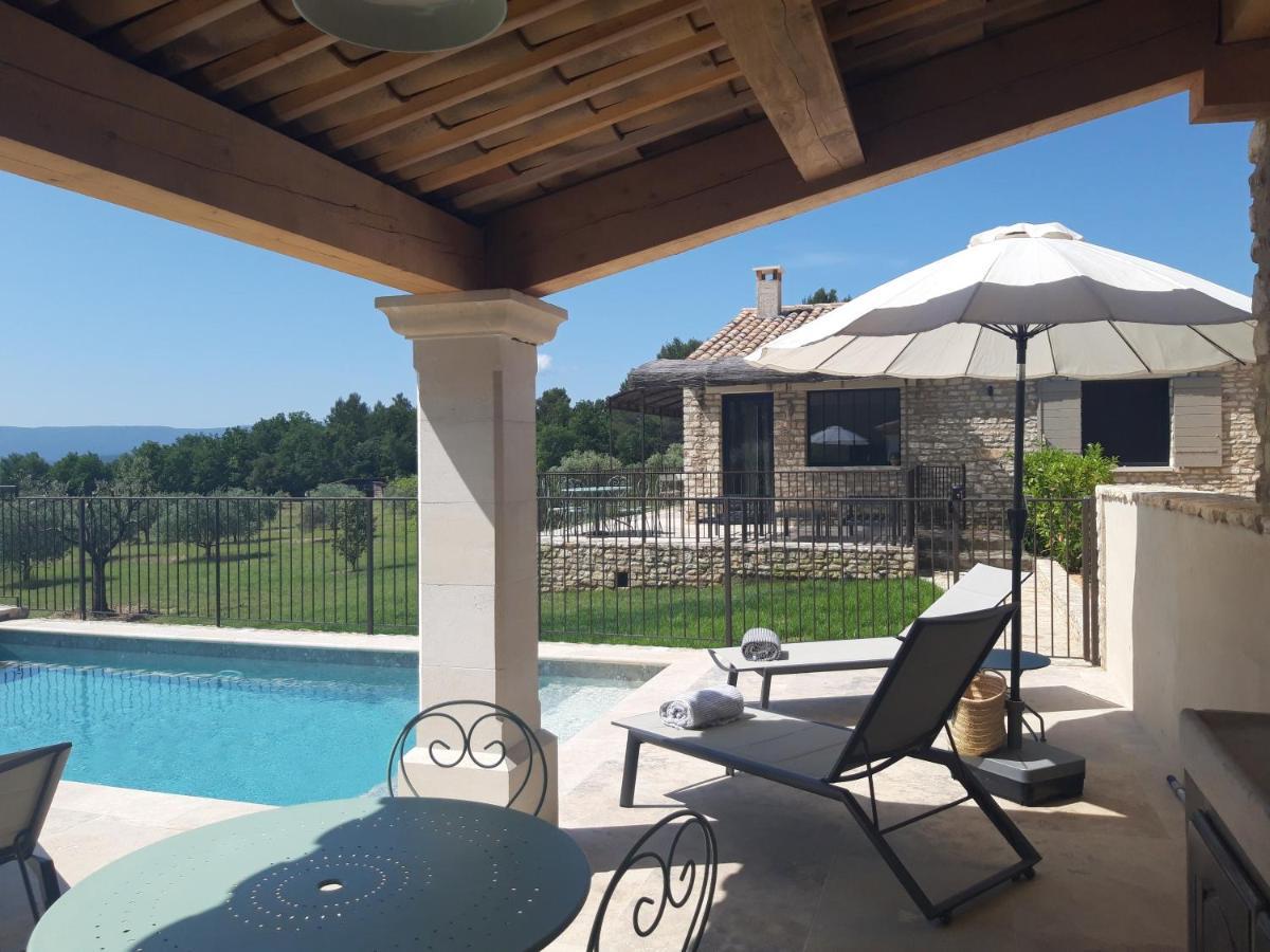 Bastide Toujours Dimanche, Maison De Vacances Avec Vue & Piscine Privee Gordes Ngoại thất bức ảnh
