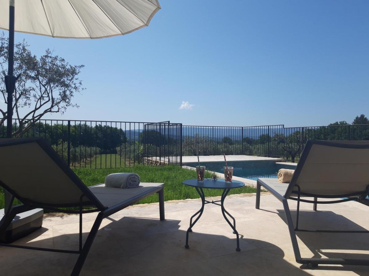 Bastide Toujours Dimanche, Maison De Vacances Avec Vue & Piscine Privee Gordes Ngoại thất bức ảnh
