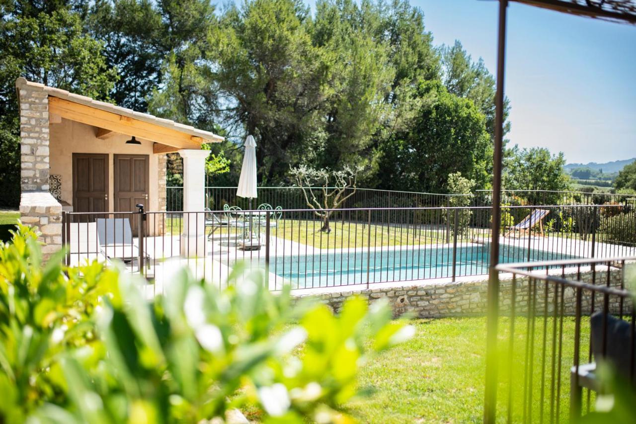 Bastide Toujours Dimanche, Maison De Vacances Avec Vue & Piscine Privee Gordes Ngoại thất bức ảnh